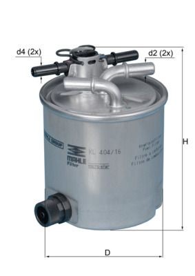 Mahle KL 404/16 Fuel Filter