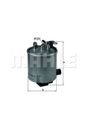 Mahle KL 440/4 Fuel Filter