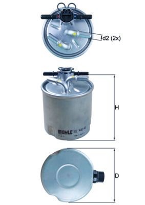 Mahle KL 440/40 Fuel Filter