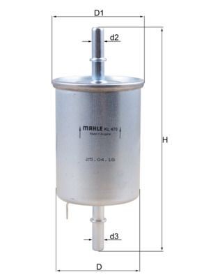 Mahle KL 470 Fuel Filter