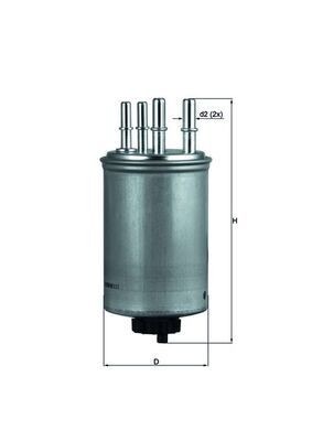 Mahle KL 506 Fuel Filter