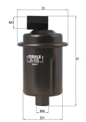 Mahle KL 516 Fuel Filter