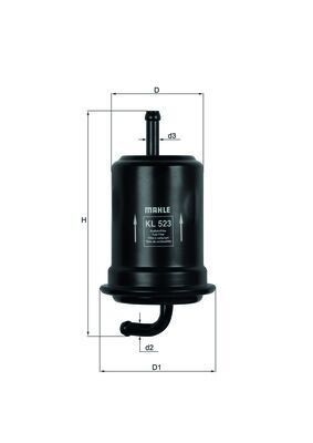 Mahle KL 523 Fuel Filter