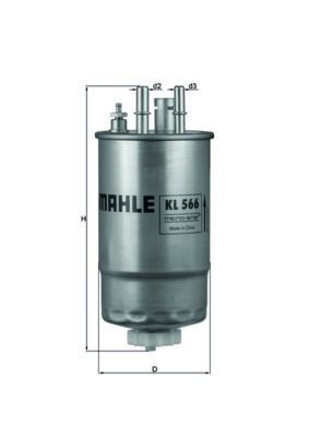 Mahle KL 566 Fuel Filter