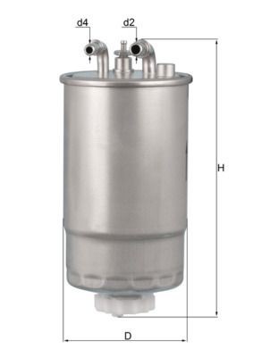 Mahle KL 568 Fuel Filter