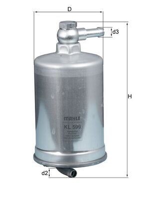 Mahle KL 599 Fuel Filter