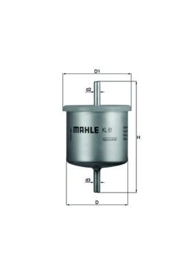 Mahle KL 61 Fuel Filter
