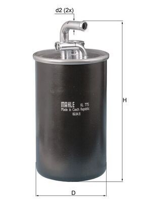 Mahle KL 775 Fuel Filter
