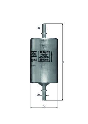 Mahle KL 84/2 Fuel Filter