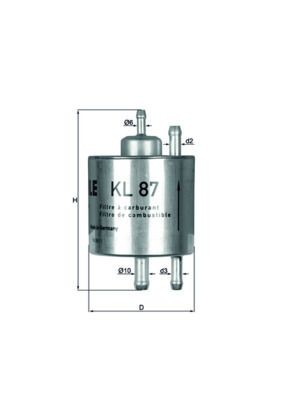 Mahle KL 87 Fuel Filter