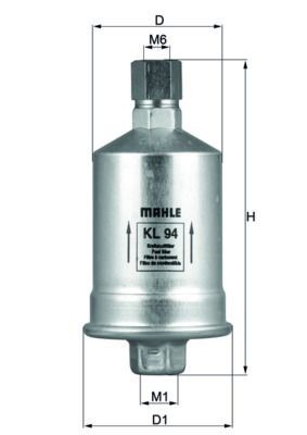 Mahle KL 94 Fuel Filter