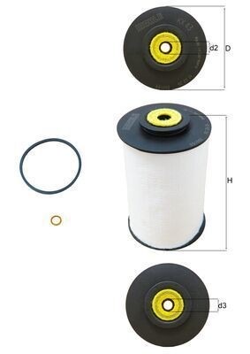 Mahle KX 43 Fuel Filter