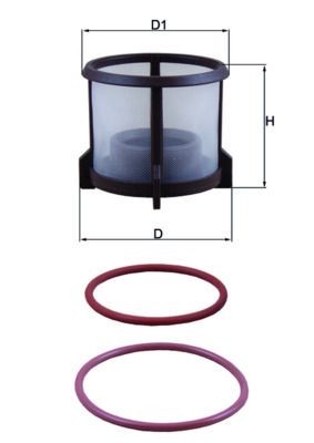 Mahle KX 72D2 Fuel Filter