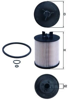 Mahle KX 86/1D Fuel Filter