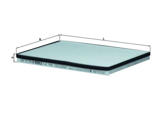 Mahle LA 108 Pollen Filter