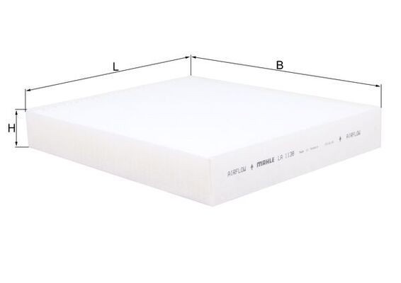 Mahle LA 1138 Pollen Filter