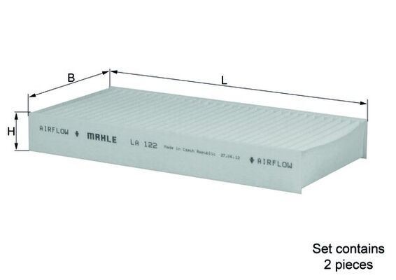 Mahle LA 122/S Pollen Filter