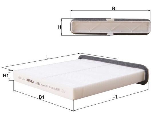 Mahle LA 1361 Pollen Filter