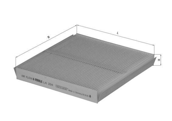Mahle LA 234 Pollen Filter