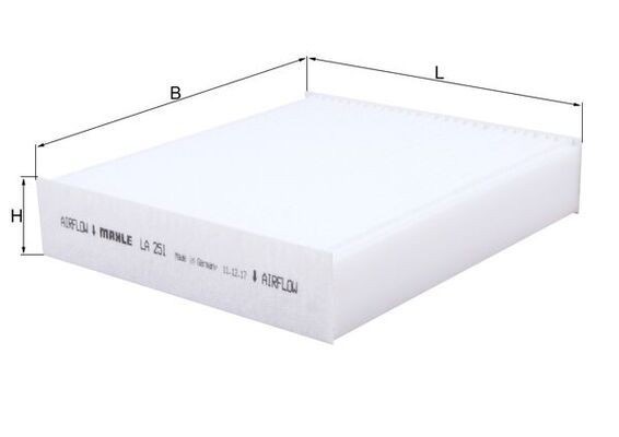 Mahle LA 251 Pollen Filter