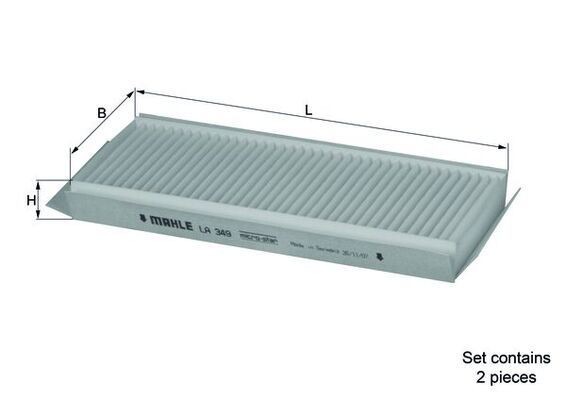 Mahle LA 349/S Pollen Filter