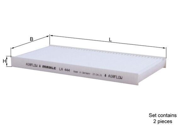 Mahle LA 444/S Pollen Filter