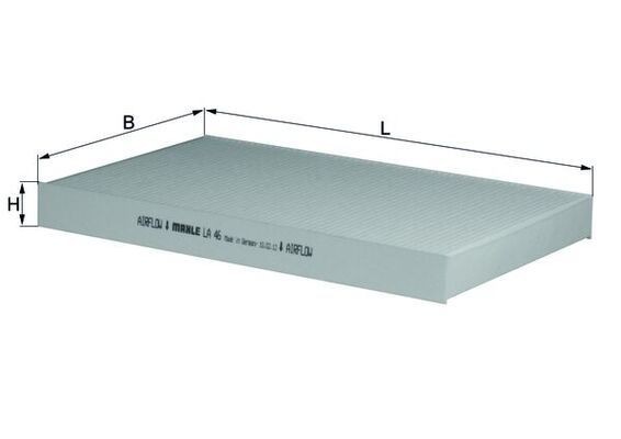 Mahle LA 46 Pollen Filter