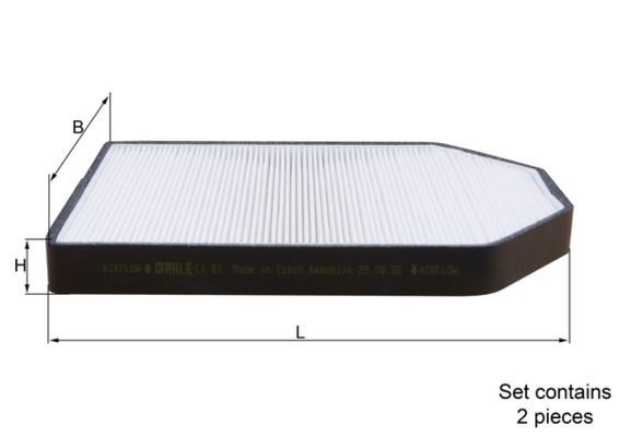 Mahle LA 51/S Pollen Filter