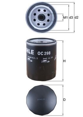 Mahle LA 624 Pollen Filter