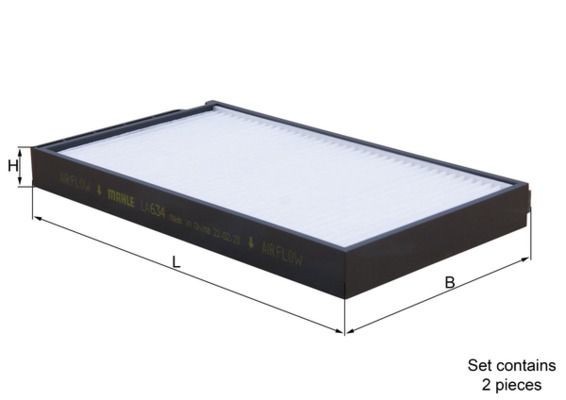 Mahle LA 634/S Pollen Filter