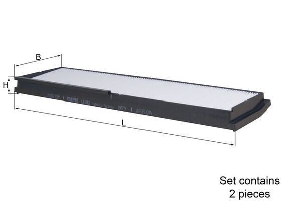 Mahle LA 862/S Pollen Filter