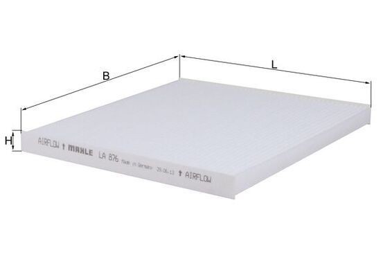 Mahle LA 876 Pollen Filter