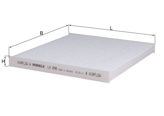 Mahle LA 898 Pollen Filter