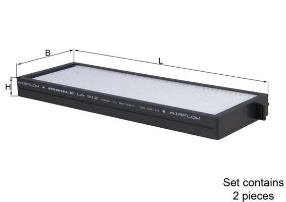 Mahle LA 912/S Pollen Filter