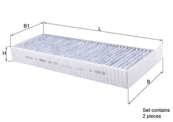 Mahle LAK 1157/S Pollen Filter