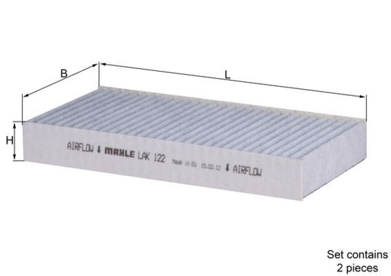 Mahle LAK 122/S Pollen Filter