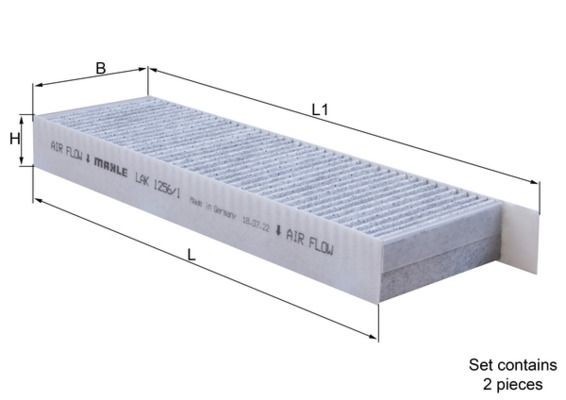 Mahle LAK 1256/1/S Pollen Filter