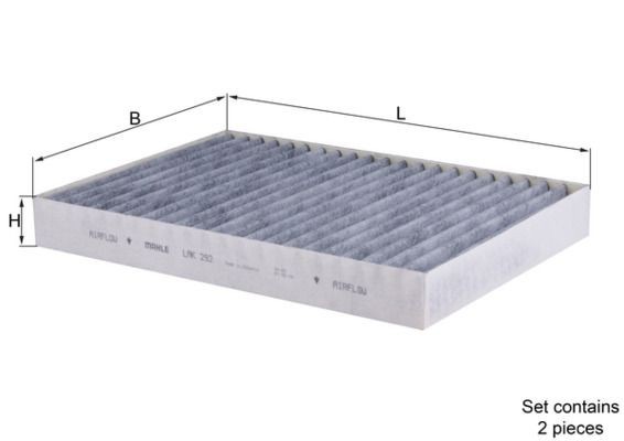 Mahle LAK 292/S Pollen Filter