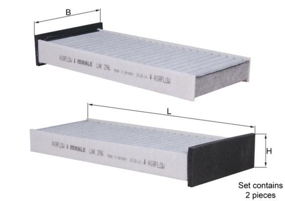 Mahle LAK 296/S Pollen Filter