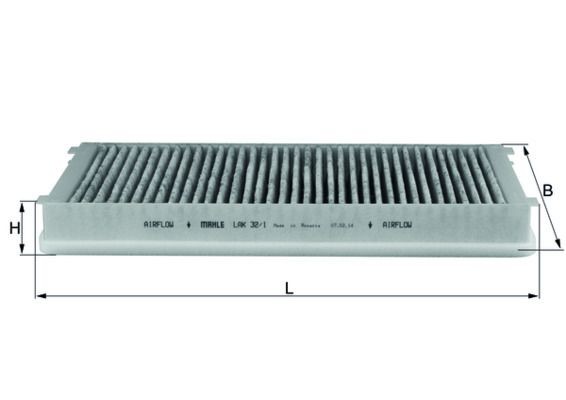 Mahle LAK 32/1 Pollen Filter