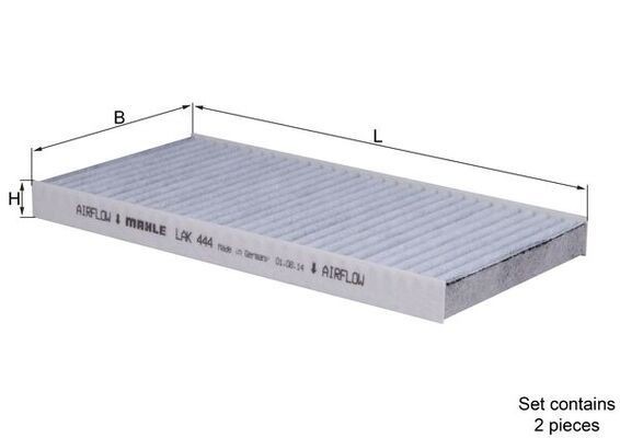 Mahle LAK 444/S Pollen Filter