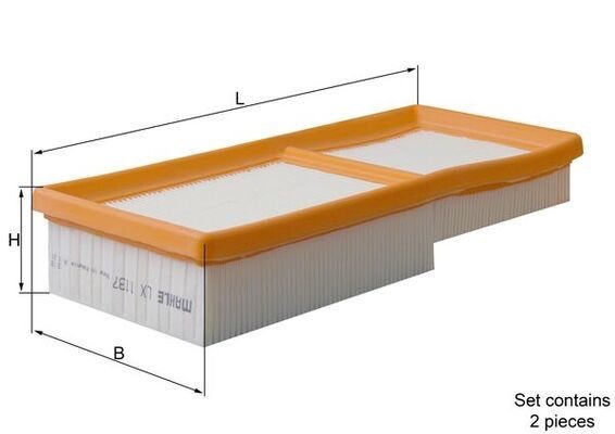 Mahle LX 1137/S Air Filter