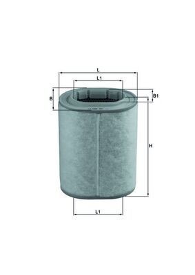 Mahle LX 1460 Air Filter