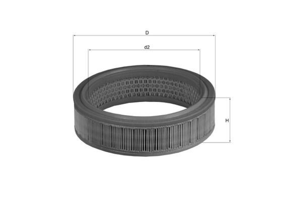 Mahle LX 158 Air Filter