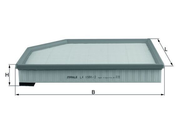 Mahle LX 1591/2 Air Filter