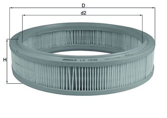 Mahle LX 1638 Air Filter