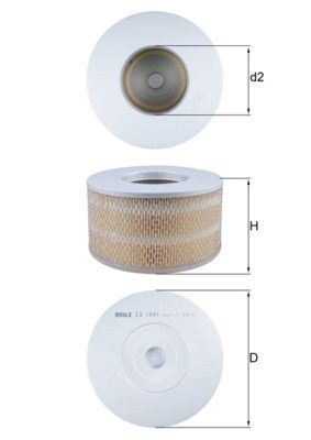 Mahle LX 1641 Air Filter