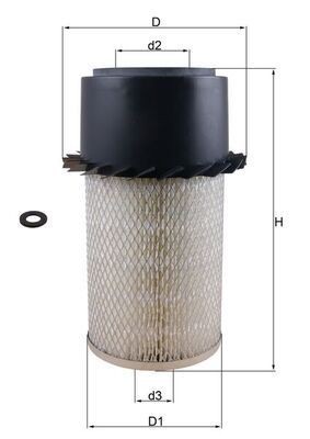 Mahle LX 17 Air Filter