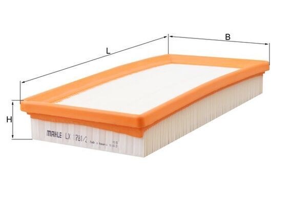 Mahle LX 1781/2 Air Filter