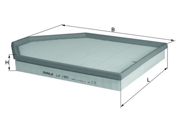 Mahle LX 1991 Air Filter